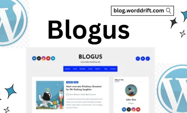 The Blogus WordPress Theme is a modern and flexible theme designed for bloggers, creators, and content creators