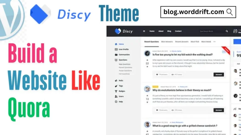 Want to create a Quora-style Q&A community? Discover how the Discy WordPress Theme Review can turn your vision into reality