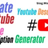 Free Youtube Video Description Generator