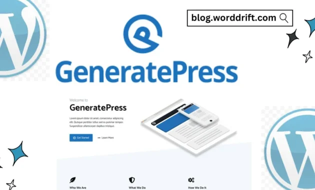 The GeneratePress theme is a lightweight, fast, and highly customizable SEO-friendly WordPress theme designed for performance and flexibility