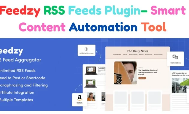 Feedzy RSS Feeds Plugin– Smart Content Automation Tool